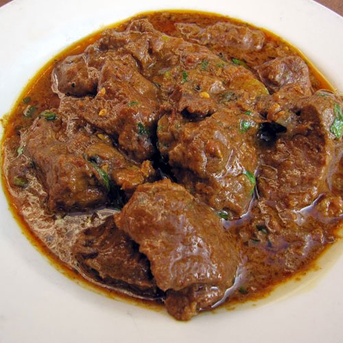 Lamb or goat or beef achari
