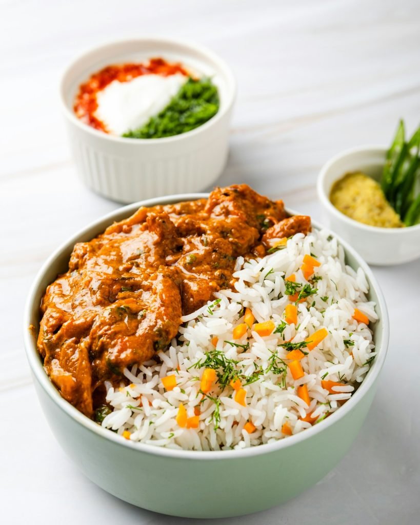 Any chicken dish half tray